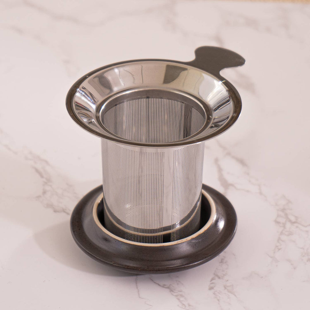 Urban Tokyo Bamboo 15oz Tea Mugs with Lid and Infuser
