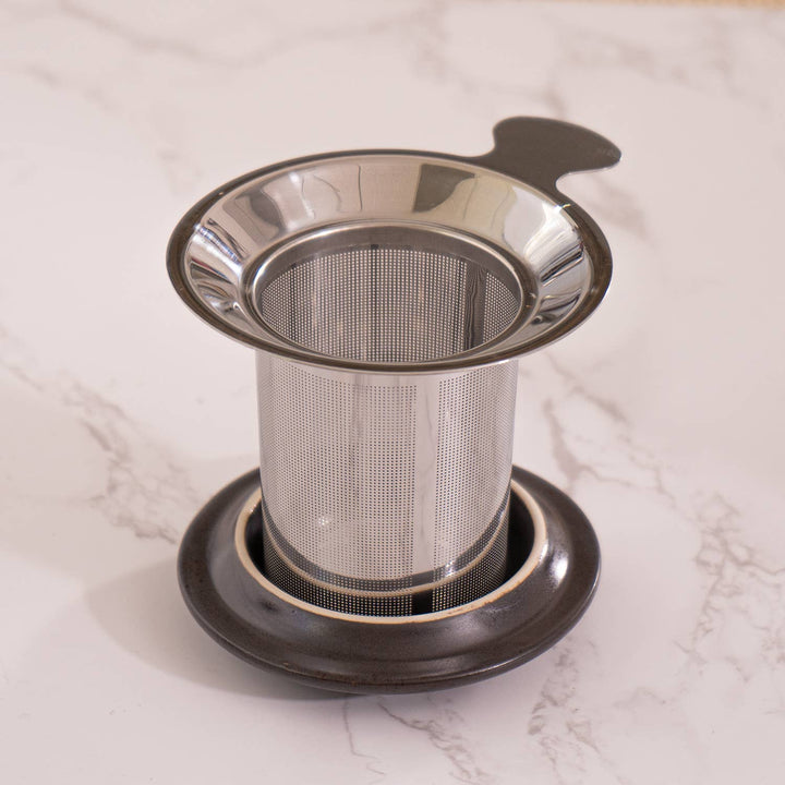 Urban Tokyo Bamboo 15oz Tea Mugs with Lid and Infuser