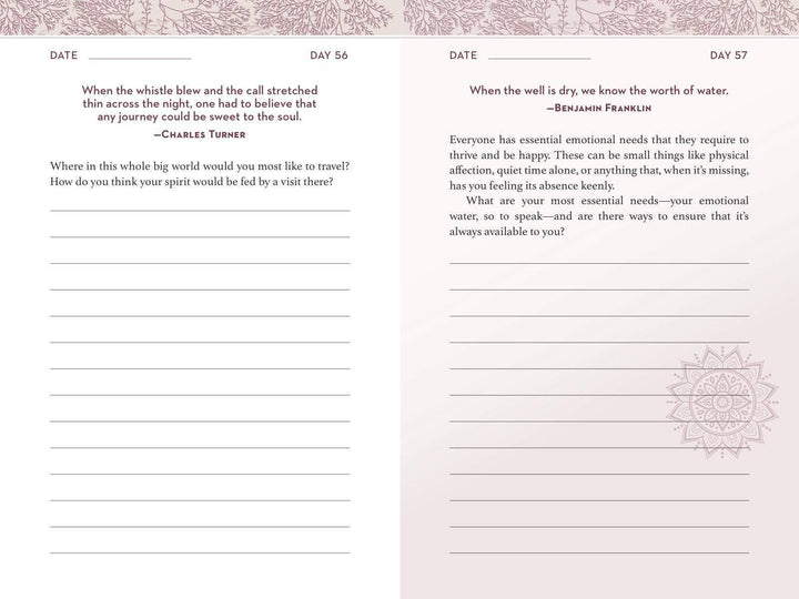 Self-Care Journal: 366 Prompts to Help Nurture &amp; Recharge