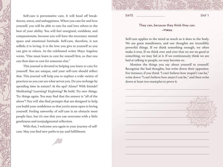 Self-Care Journal: 366 Prompts to Help Nurture &amp; Recharge