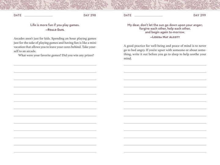 Self-Care Journal: 366 Prompts to Help Nurture &amp; Recharge
