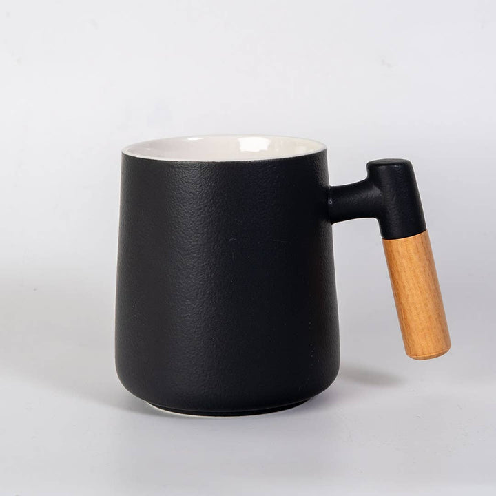 Urban Tokyo Black 15oz Tea Mugs with Lid and Infuser
