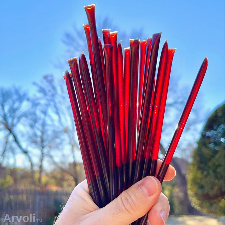 Elderberry Infused Honey Sticks
