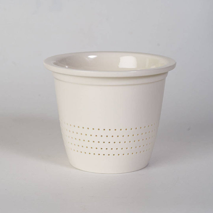 Urban Tokyo White 15oz Tea Mugs with Lid and Infuser for Loose Leaf Tea