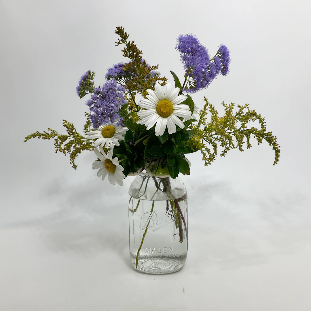 Pottery Flower Frog / Walton Clay Studio